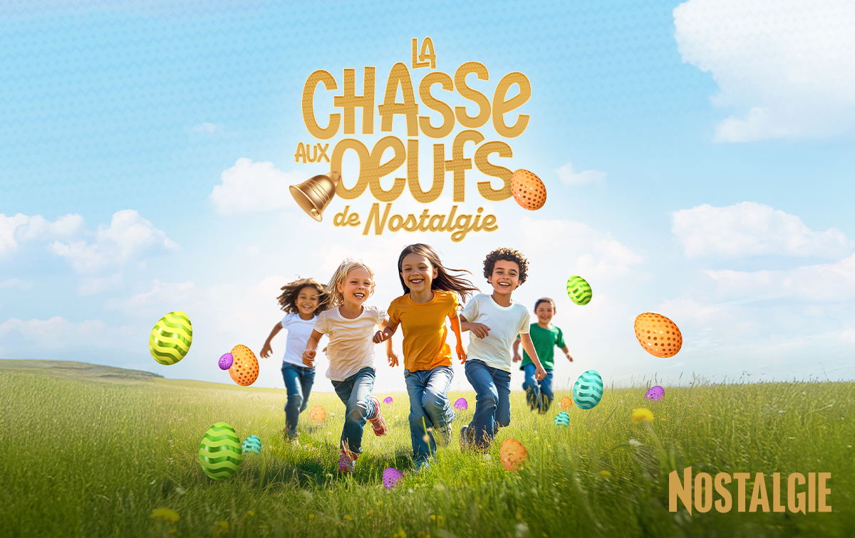 Nostalgie vous invite à la plus grande chasse aux œufs gratuite de Belgique !