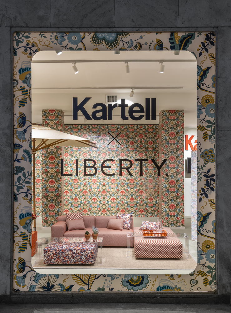 Kartell x Liberty at Kartell Milano Flagship, Milan Design Week 2024 | www.libertylondon.com