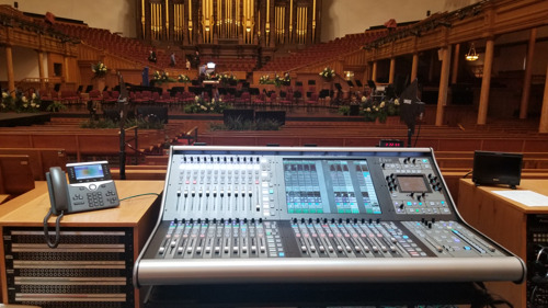 Mormon Tabernacle Installs Two Solid State Logic Live L550 Consoles For Use With The Tabernacle Choir and Orchestra at Temple Square