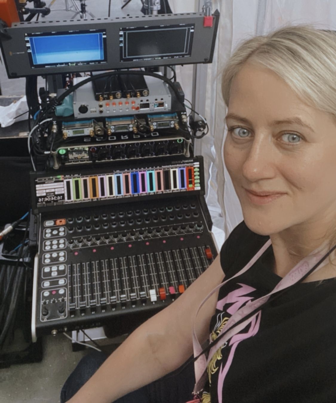 Nina Rice with the Sound Devices Scorpio and CL-16