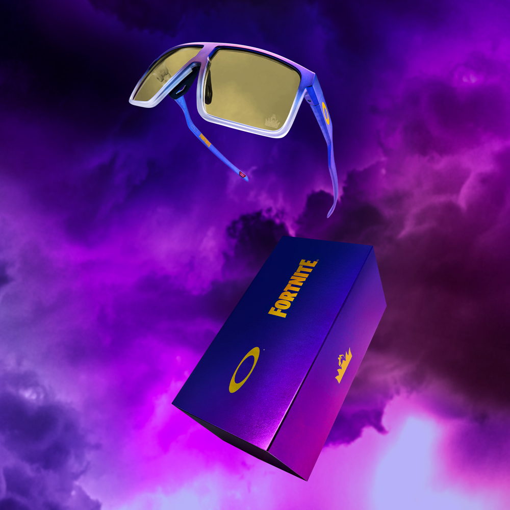 OAKLEY x FORTNITE HELUX COLORSHIFT BLUE/CYAN/CLEAR FADE WITH PRIZM GAMING