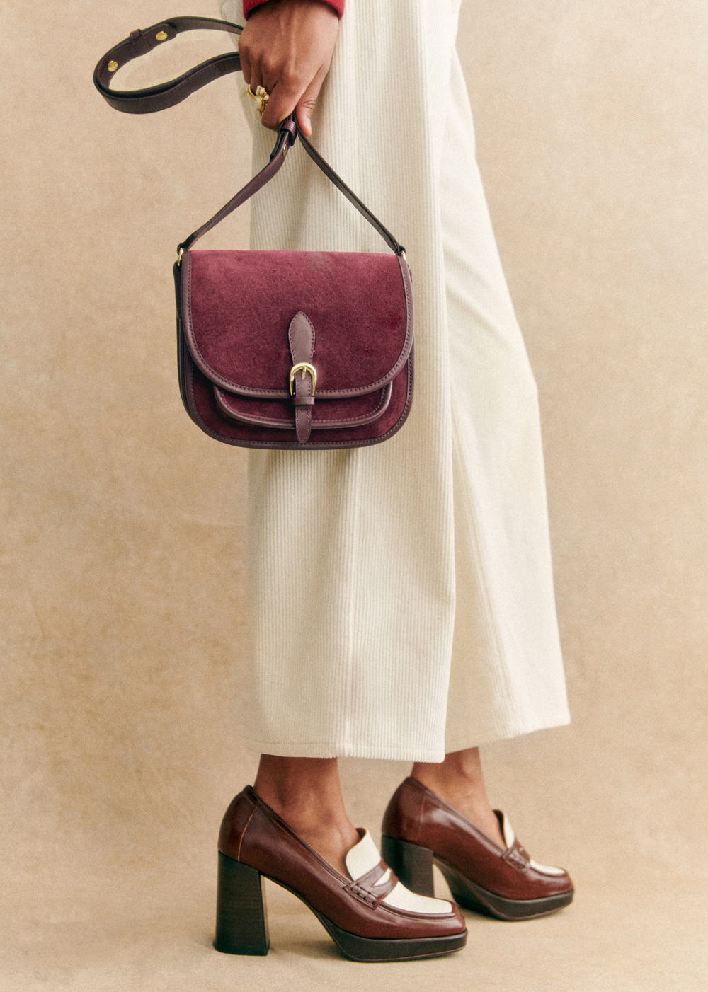 Sézane - Sac ROMEO Cassis - 250€