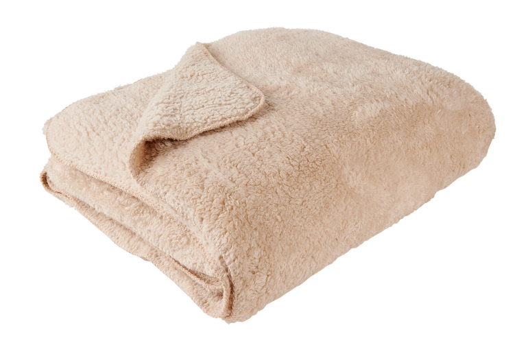 MOUTON Plaid beige, polyester, Larg. 220 x Long. 240 cm, 39.95€ MOUTON Plaid beige, polyester, Larg. 220 x Long. 240 cm, 39.95€