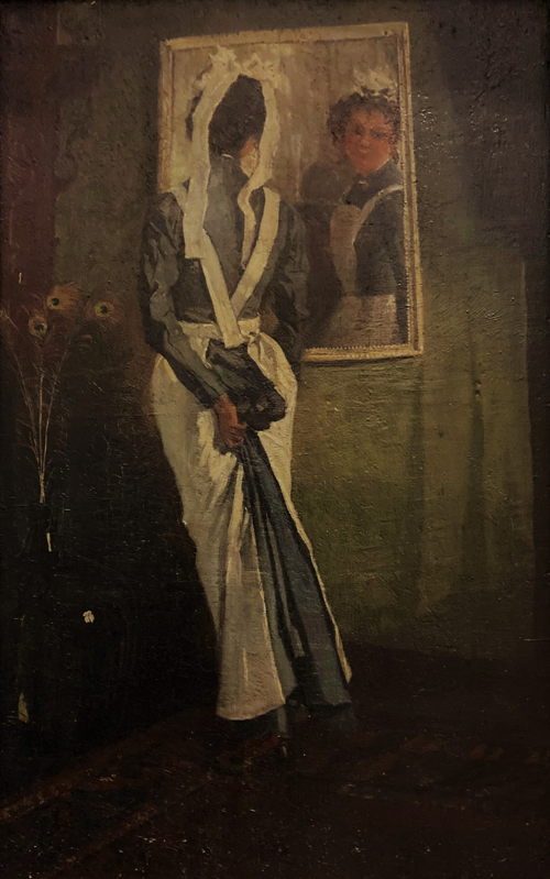 Johan Alexander (Jan) Dingman, Dienstmeisje voor de Spiegel, ca. 1890-1910