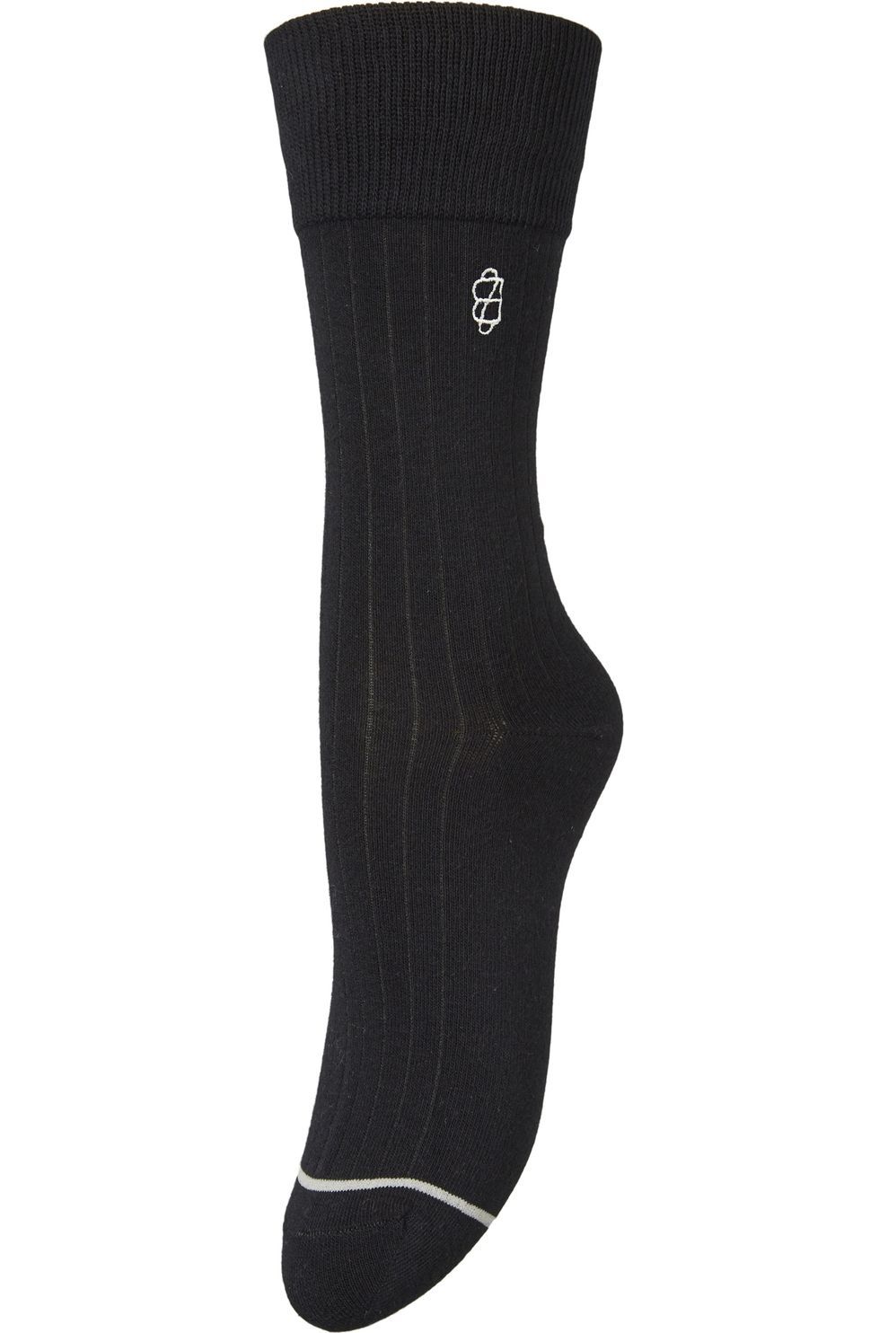 Juttu_FW23_Becksöndergaard_Sock BEC Logo Cotta Sock black_JUTTU_€11 Juttu_FW23_Becksöndergaard_Sock BEC Logo Cotta Sock black_JUTTU_€11