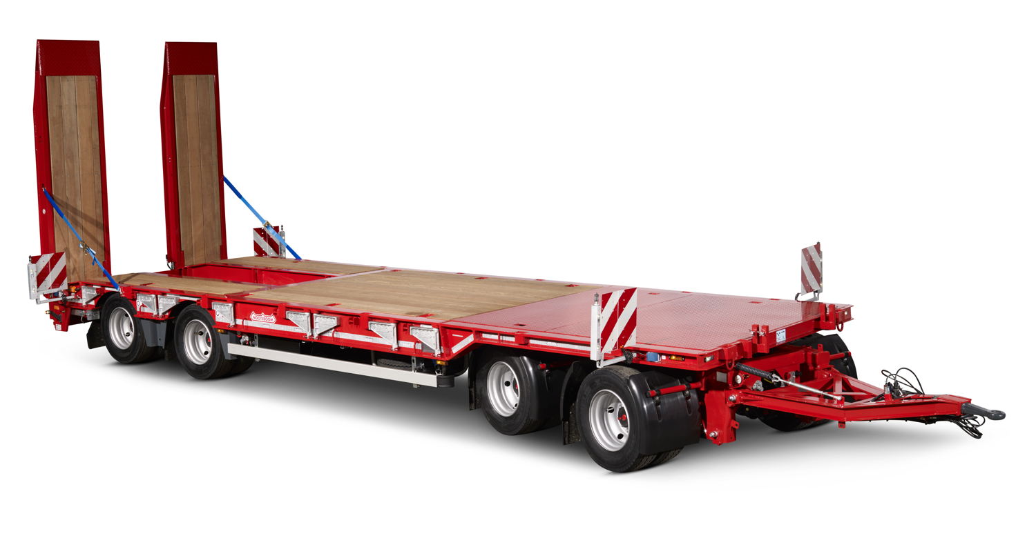Nooteboom 4-axle drawbar trailer, type ASDV-40-22