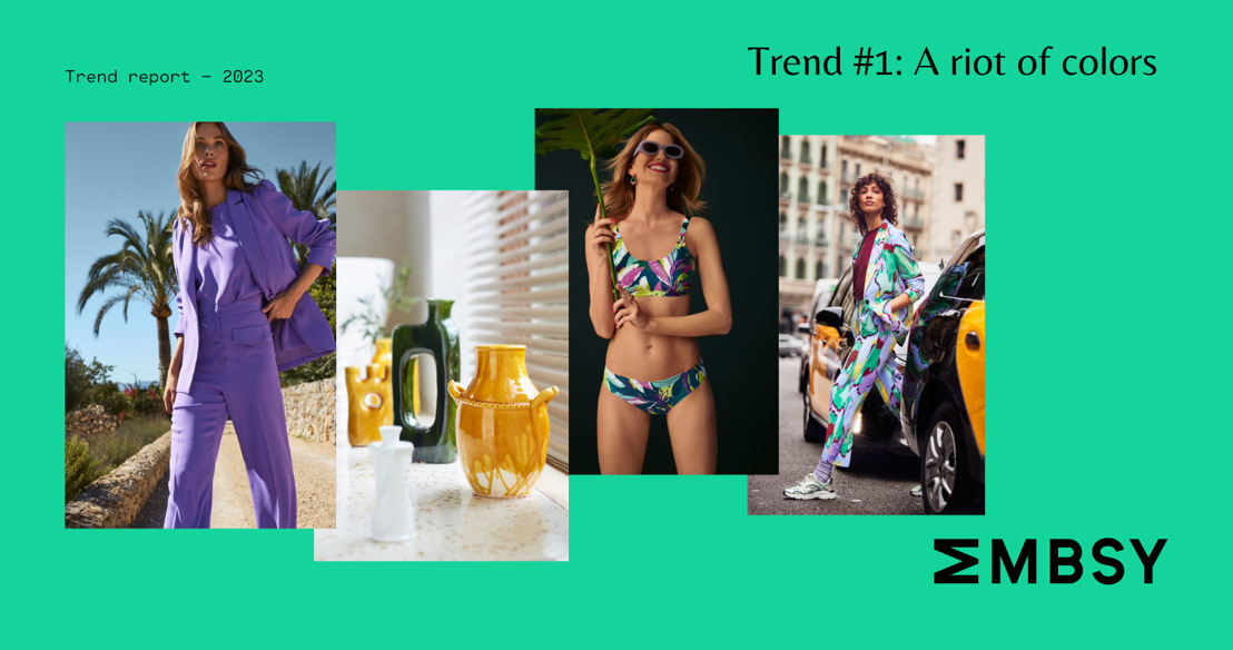 SS23 - trend 1: A riot of colors
