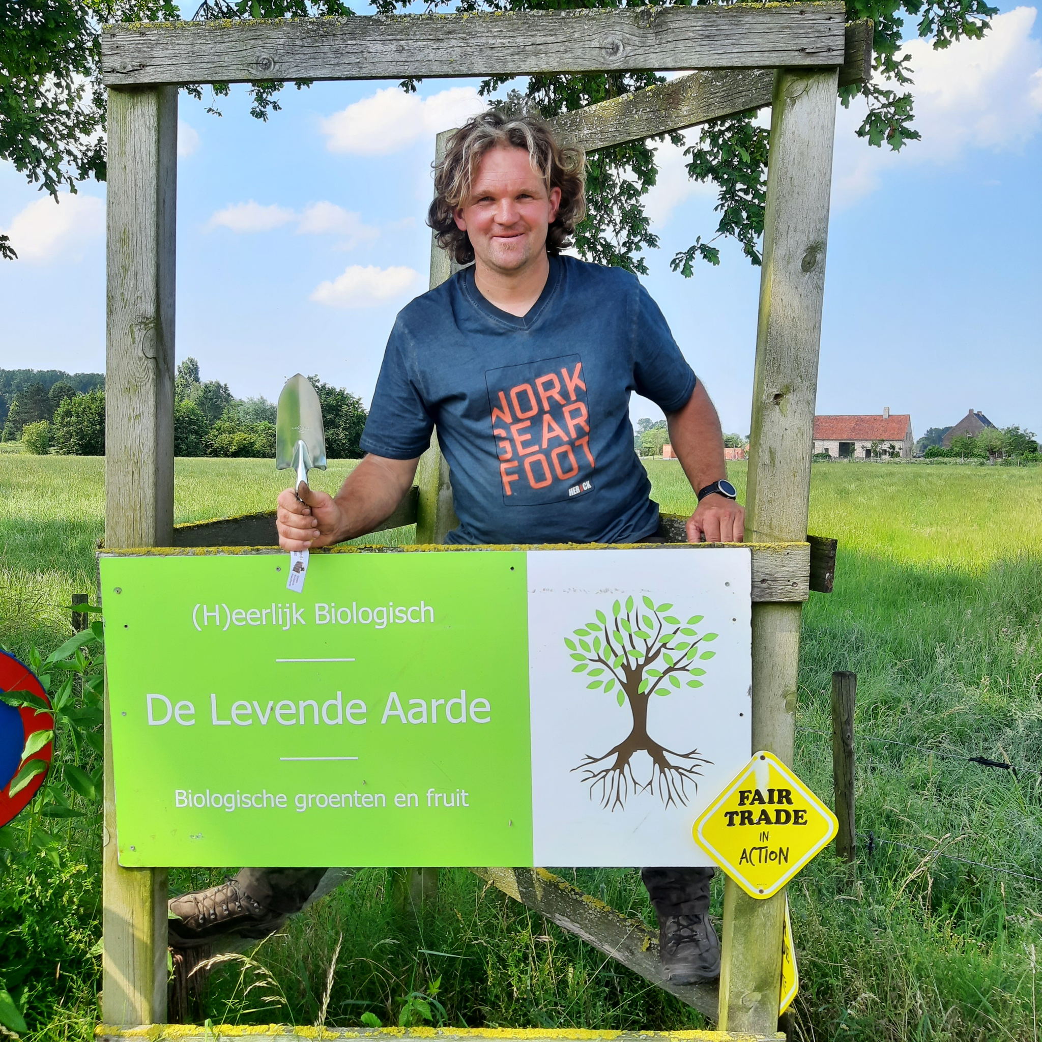 Nico met de eerste Bodemschep Nico met de eerste Bodemschep