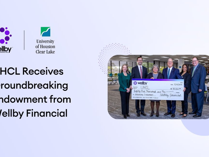 UHCL Receives Groundbreaking Endowment from Wellby Financial