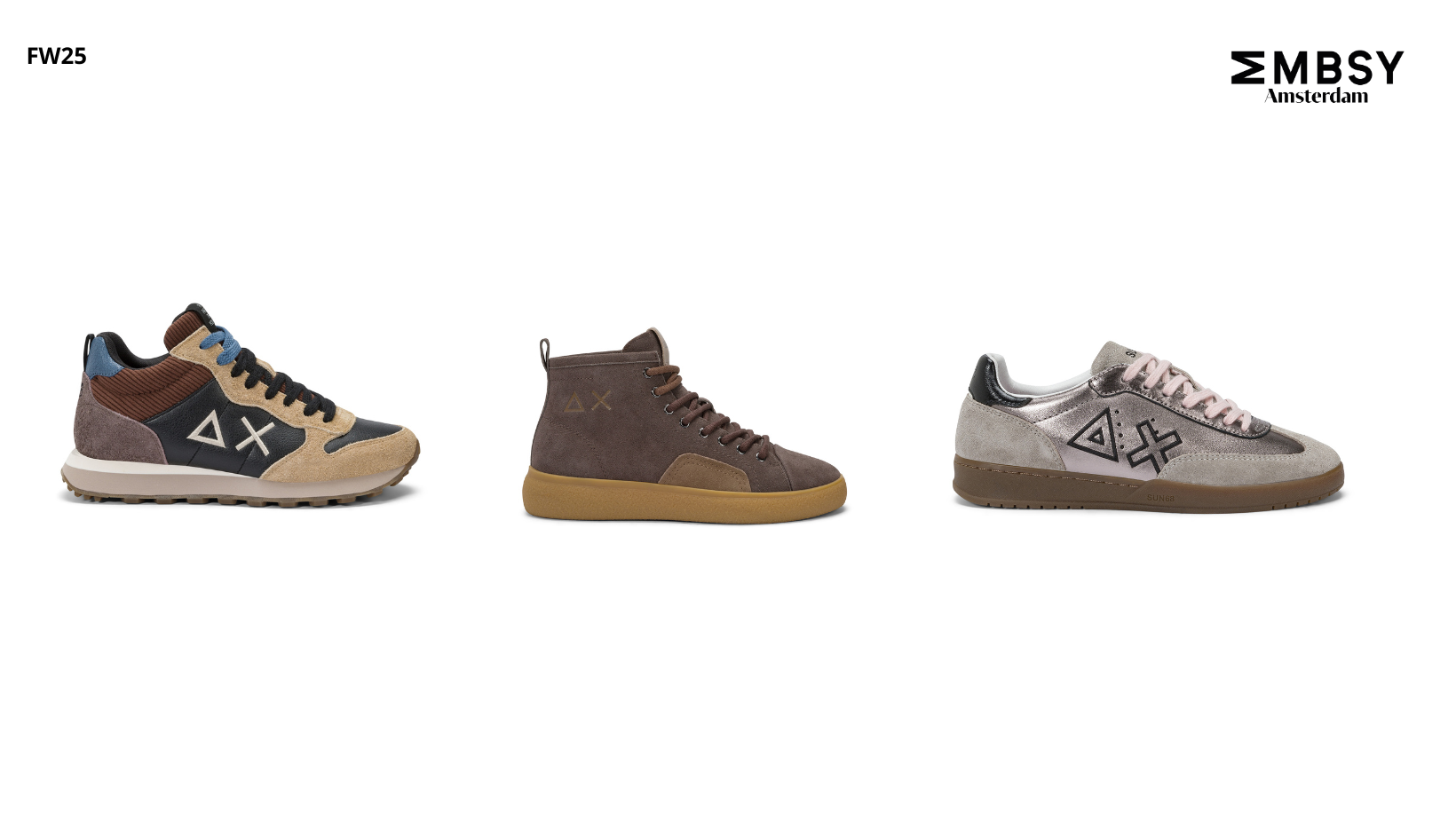 SUN68 FW25 | Packshots Footwear Men & Women
