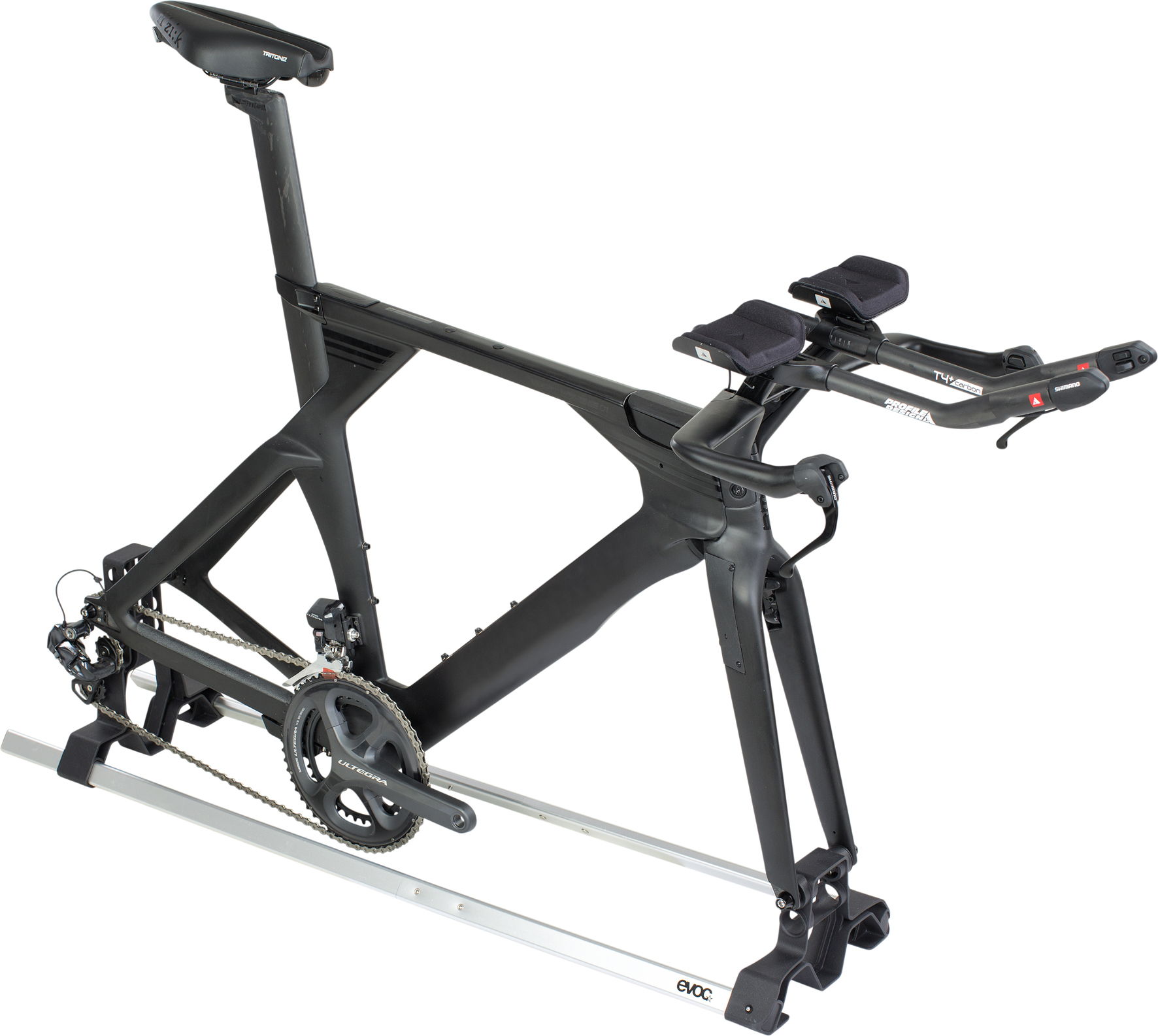 EVOC ROAD BIKE STAND mit Triathlon Rad