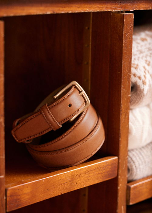Octobre Editions - Ceinture CLARENCE Camel - 65€
