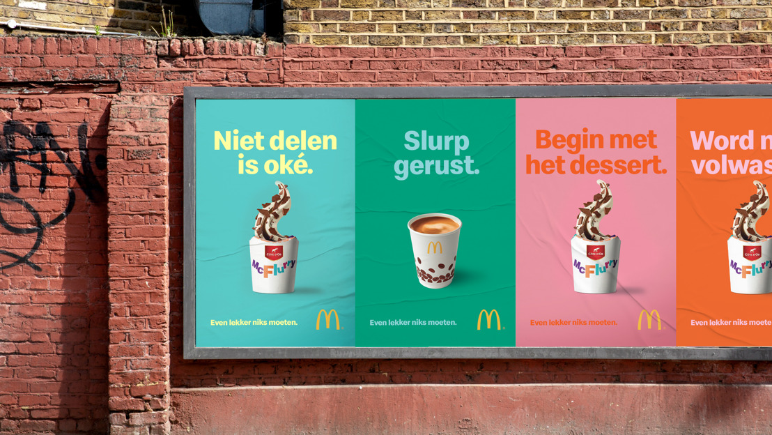 Even lekker niks moeten. Dat biedt McDonald’s® je op een plateau aan.