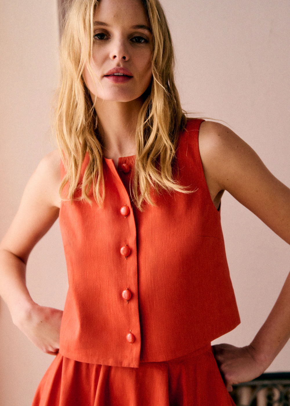 Blouse ALTEA Orange brule