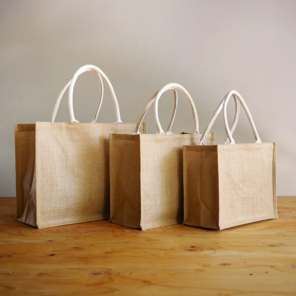 Jute My Bag A3 Raw White