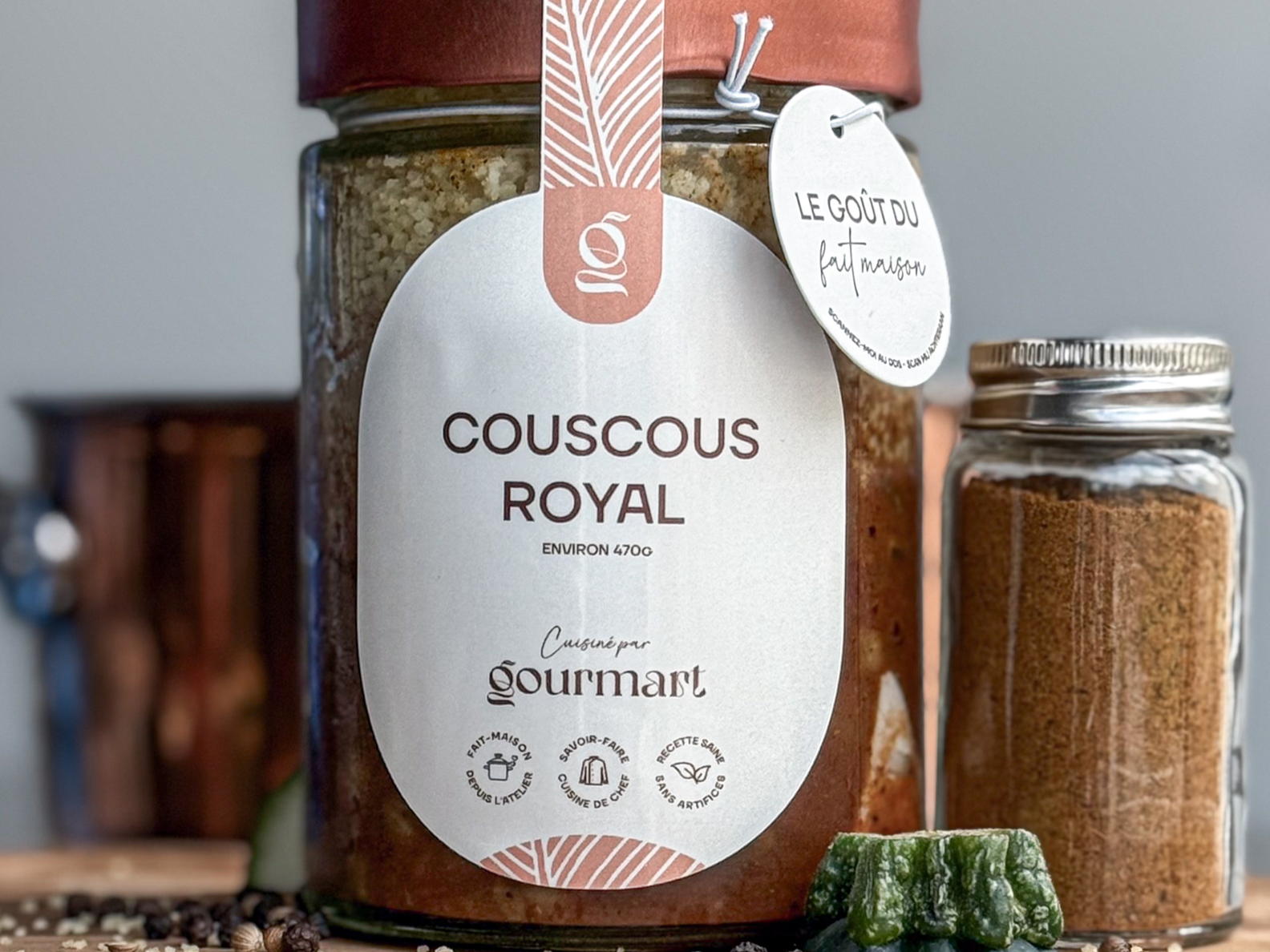 Gourmart met les petits plats dans des grands bocaux 