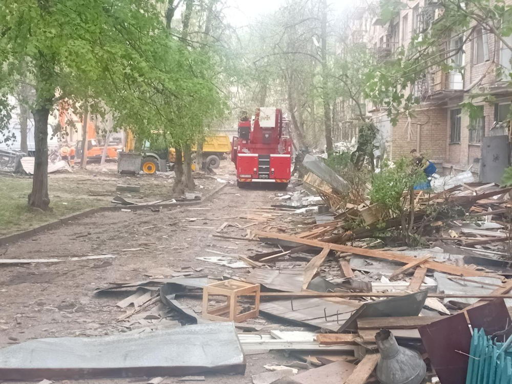 Street scenes in Kyiv, after the attack of April 24. Copyright: MSF