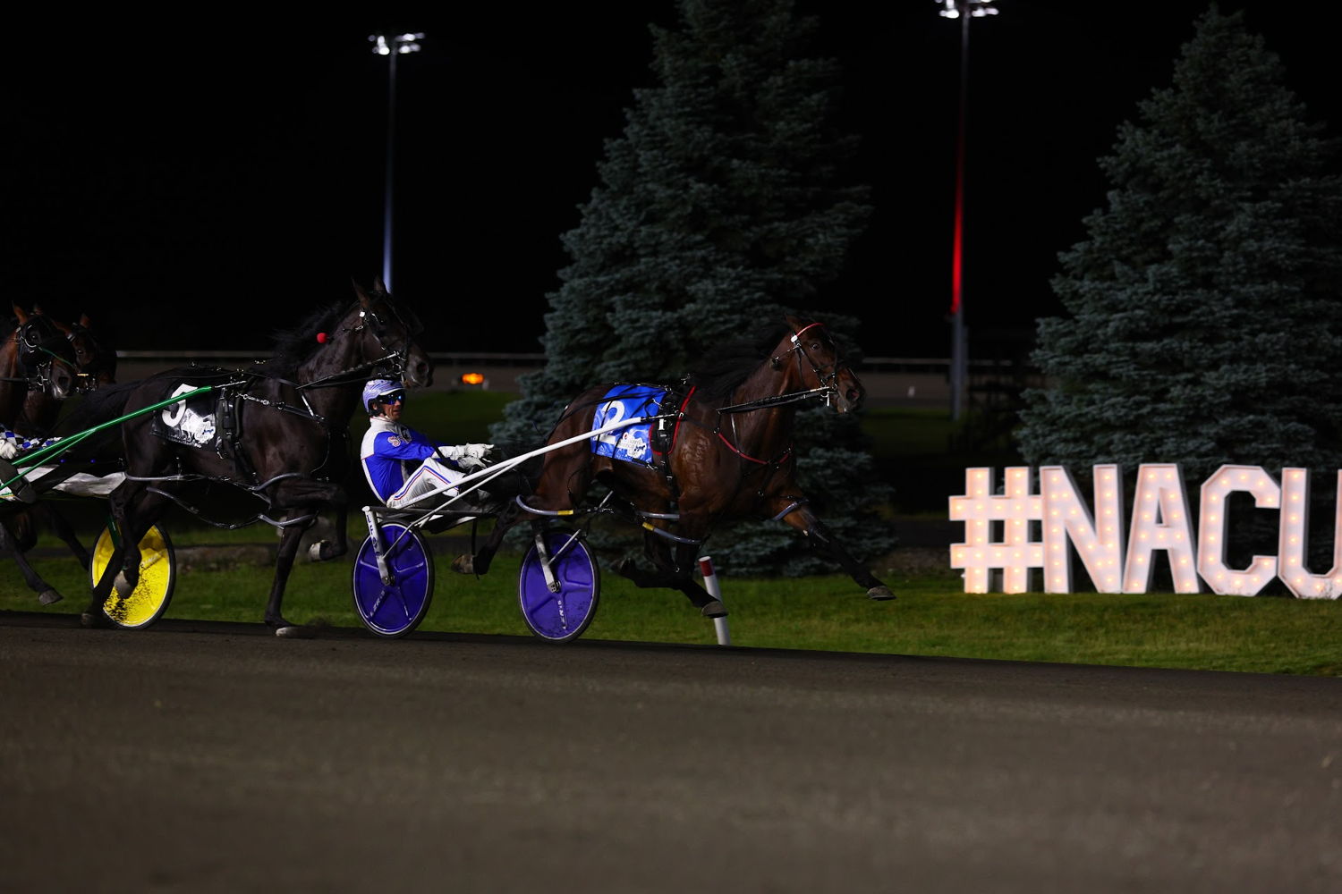 Its My Show and driver Scott Zeron winning the 40th Pepsi North America Cup on June 17, 2023 at Woodbine Mohawk Park (New Image Media) 