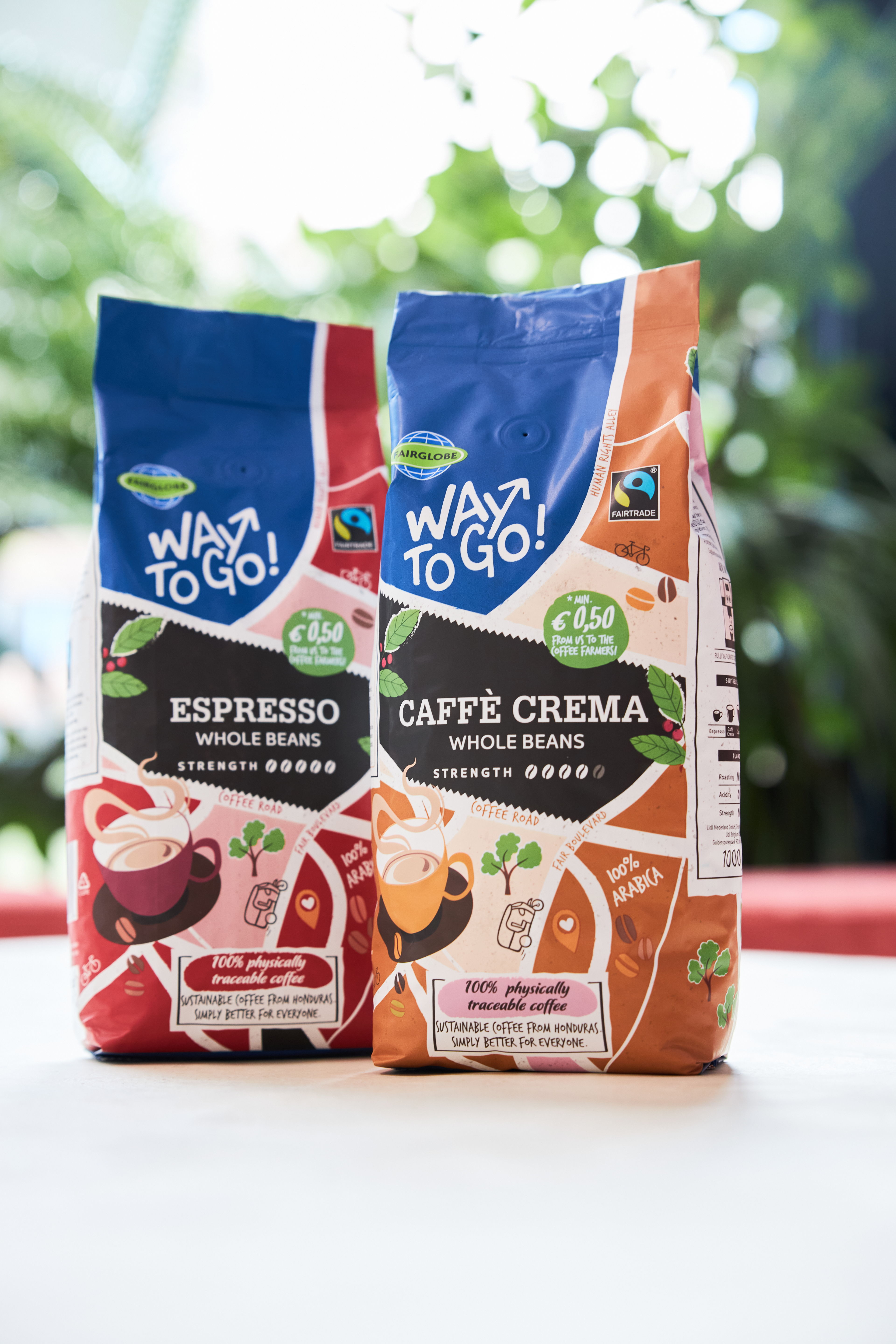 Lidl lanceert “super(h)eerlijke” koffie van eigen huismerk Way To Go!