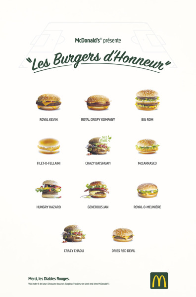 McDo_Burgers d'honneur