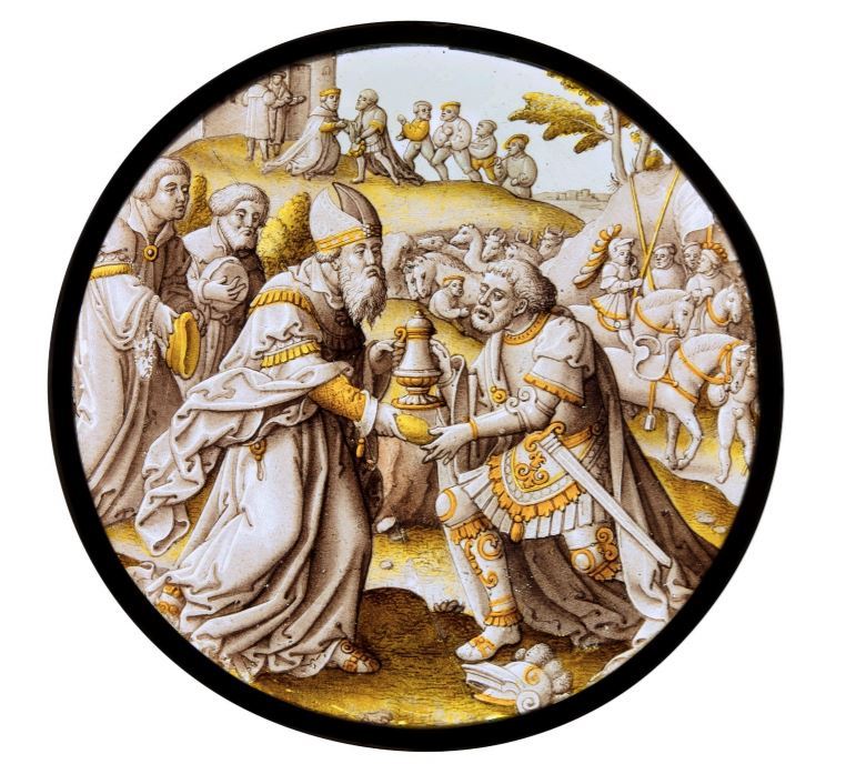 Melchizedek and Abraham, Zuidelijke Nederlanden, Leuven c. 1525-30