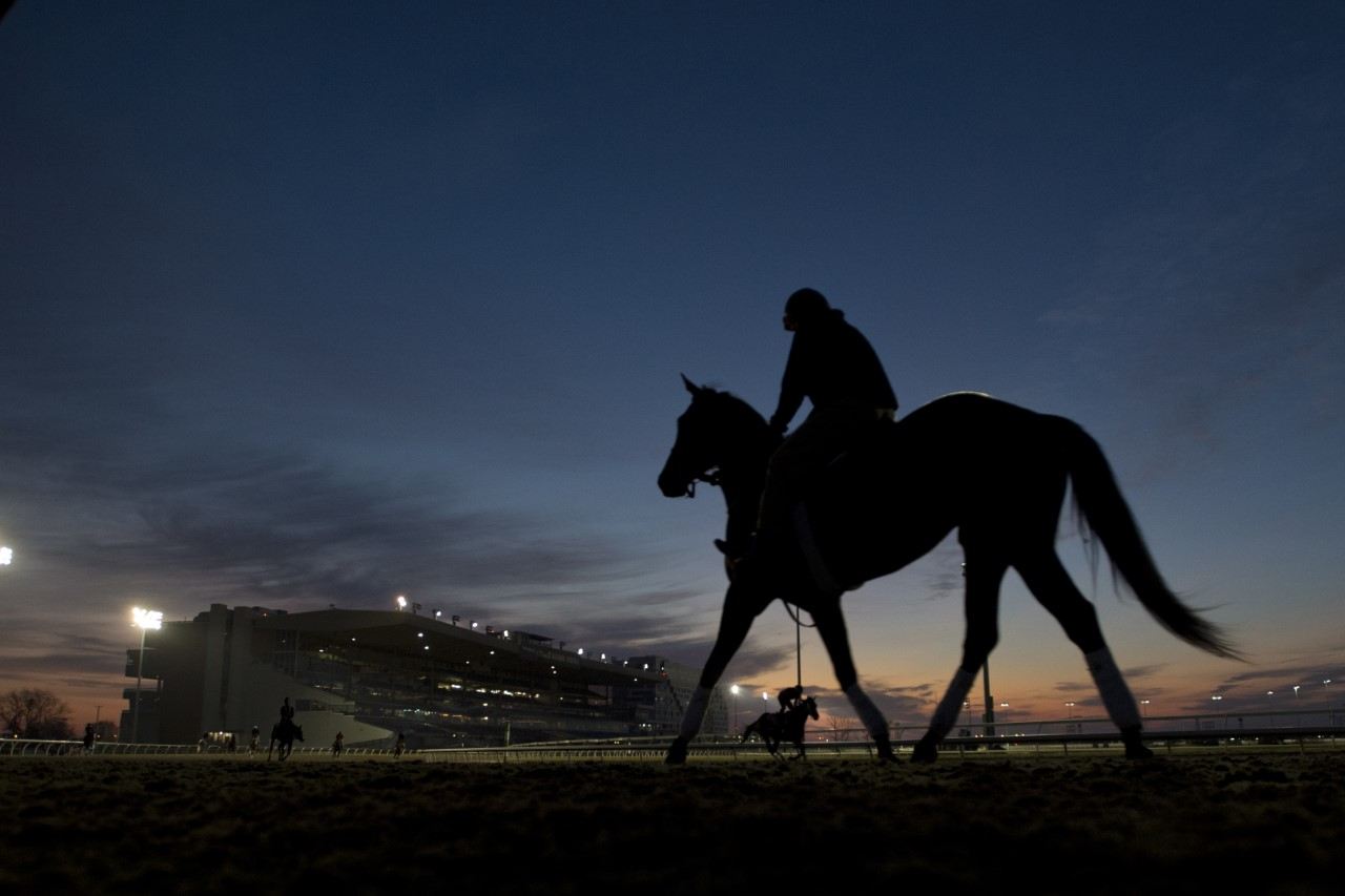 Early morning in April 2023 at Woodbine. (Michael Burns photo)