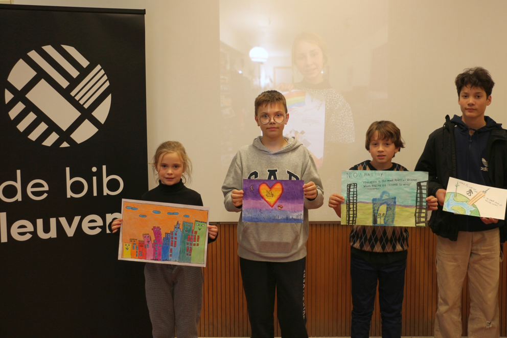 Stad Leuven maakt winnaars tekenwedstrijd ‘Vredevolle Steden’ bekend