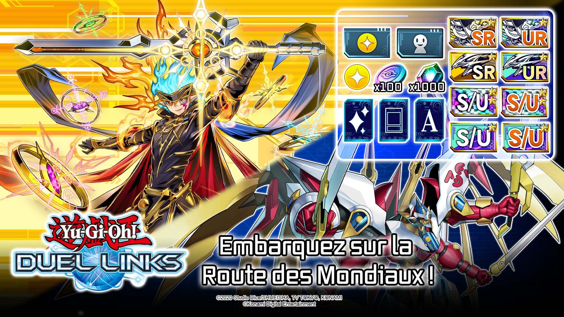 La route vers les mondiaux s’ouvre dans Yu-Gi-Oh! DUEL LINKS et Yu-Gi-Oh! MASTER DUEL !