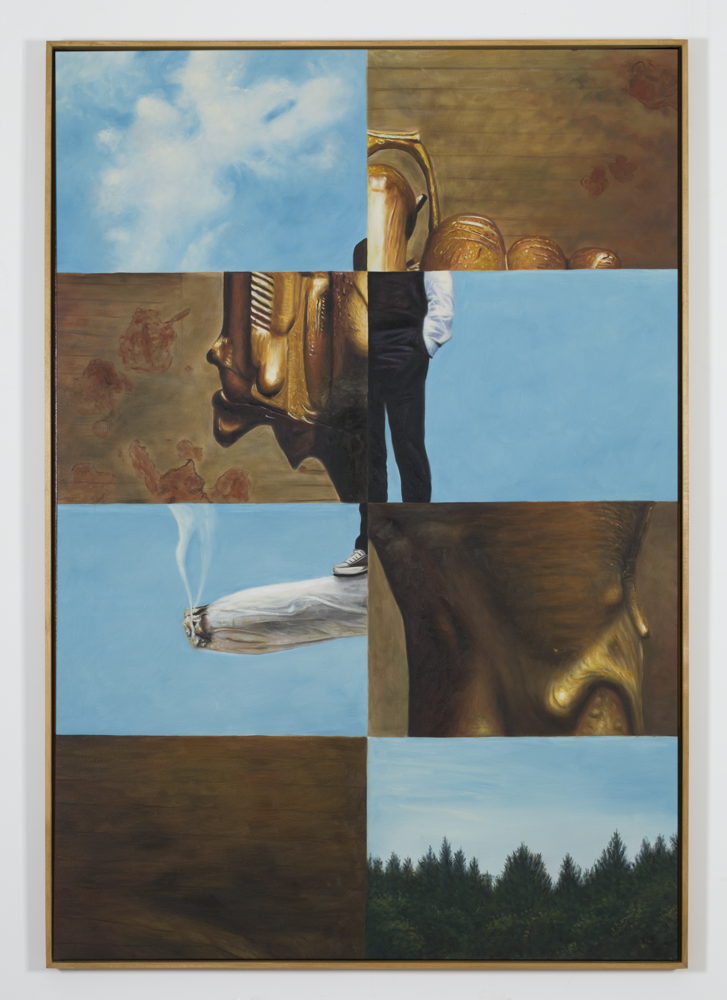 Mike Bouchet, Mispell, (study), 2016. 160x110cm, oil on canvas