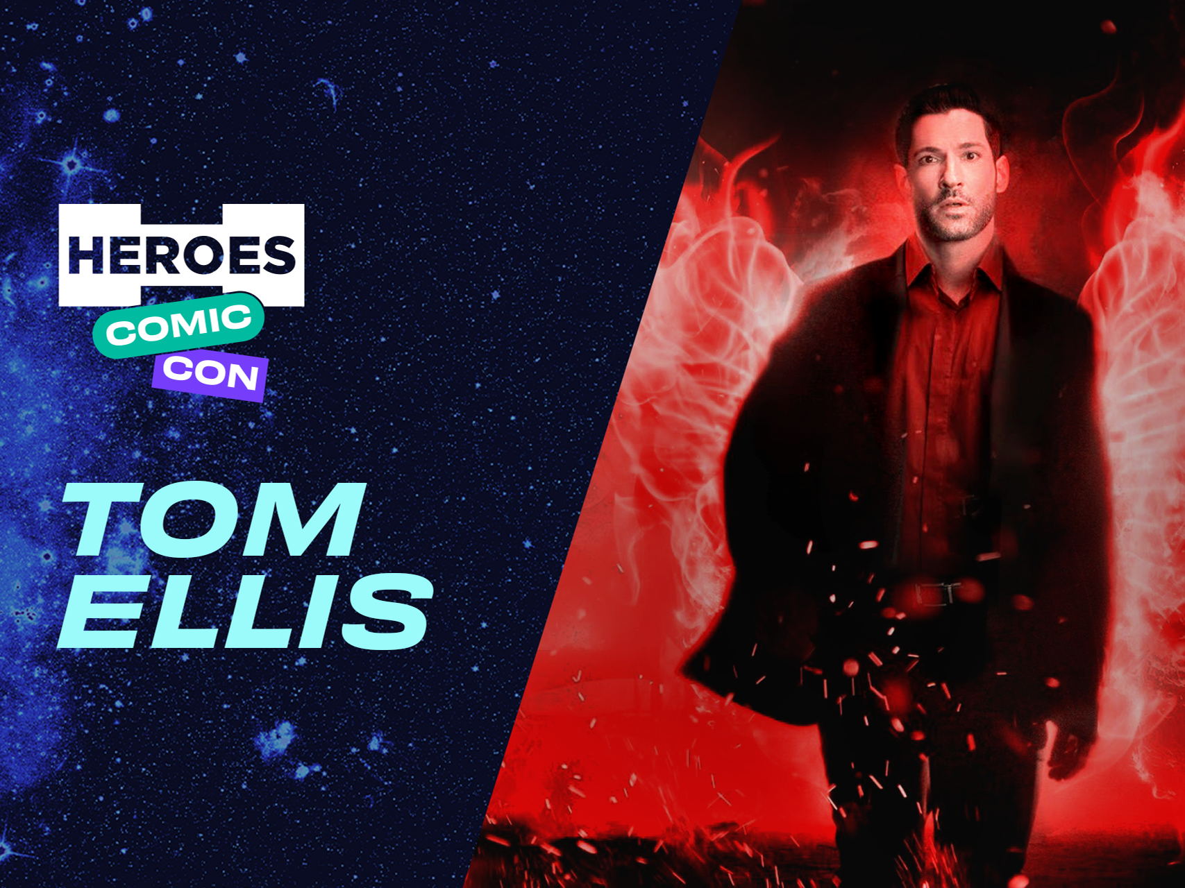 Tom Ellis (Lucifer) rejoint la liste d'invités d'Heroes Comic Con