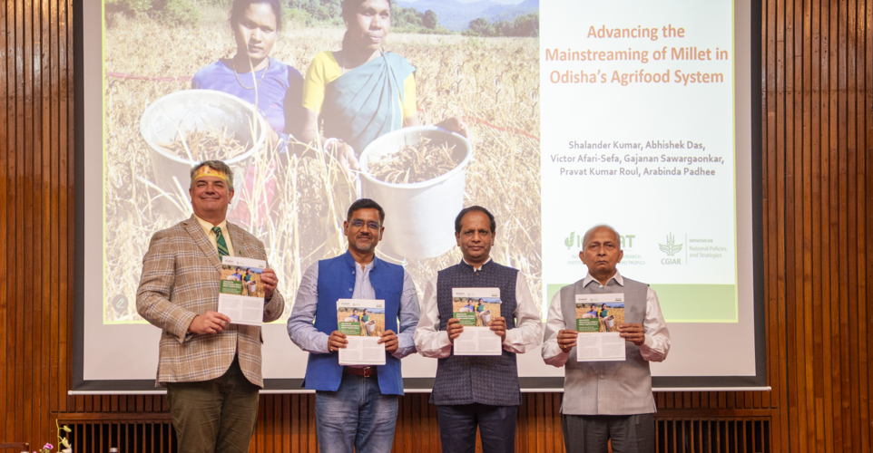 Launch of policy brief on millets.