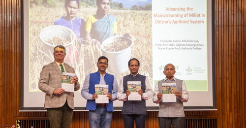 Launch of policy brief on millets.
