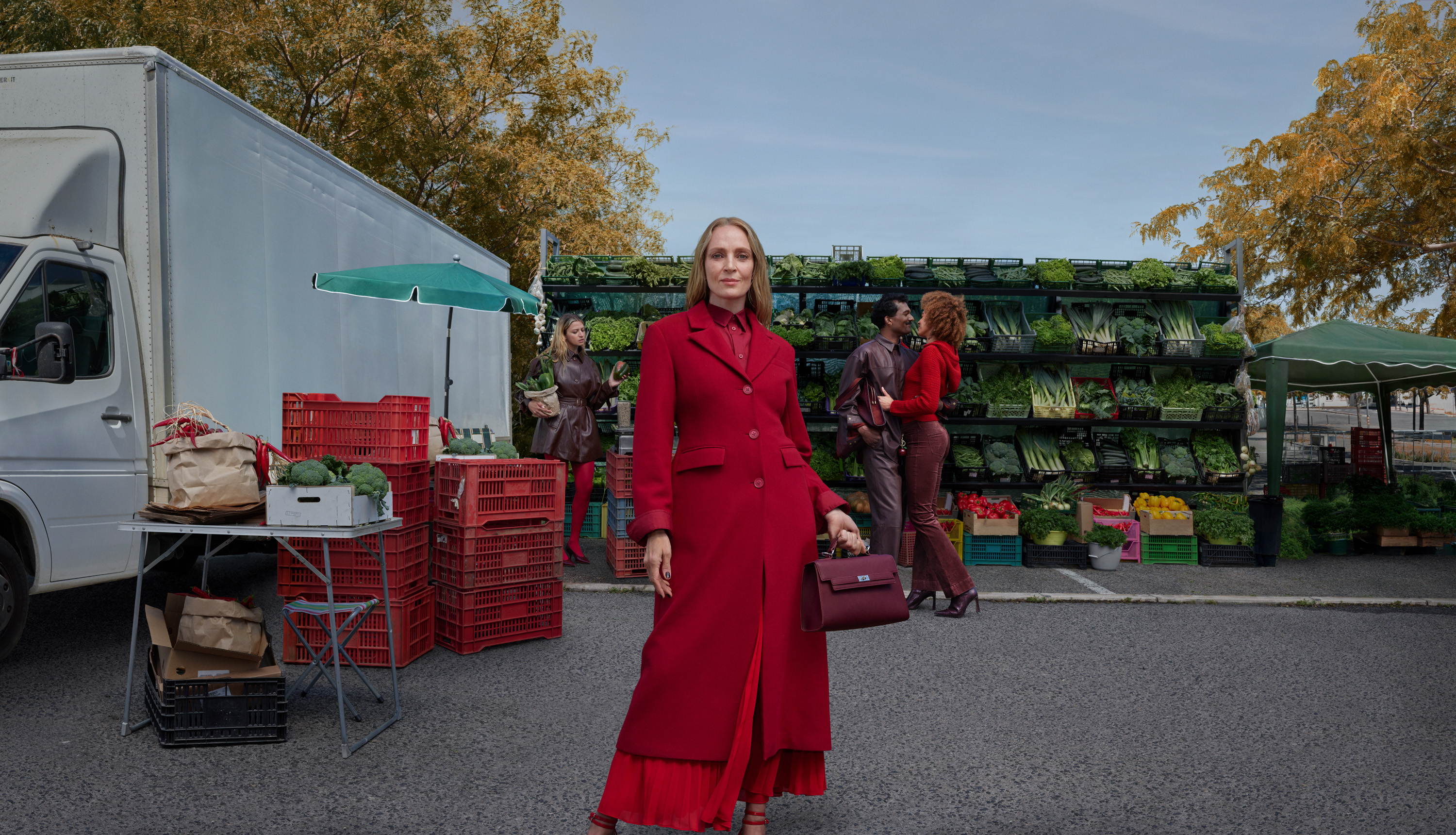 Zalando brengt Uma Thurman en PinkPantheress samen in campagnefilm over de nieuwste modetrends voor het najaar