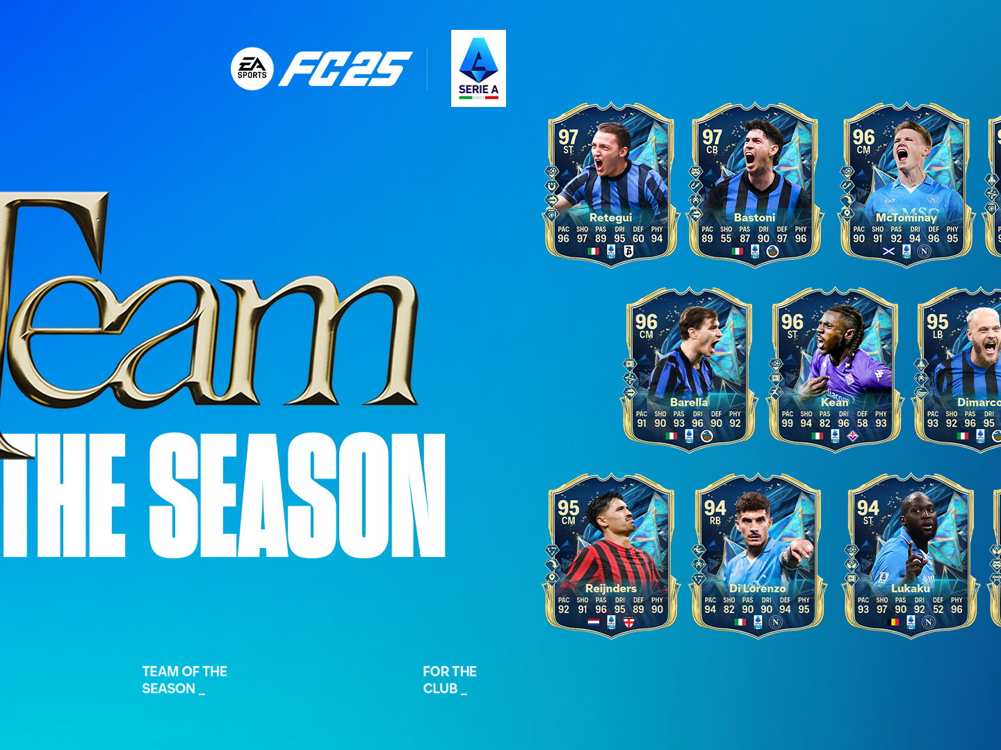 L’Équipe de la Saison EA SPORTS FC™ 25 Serie A, NWSL et le Reste de l’Europe