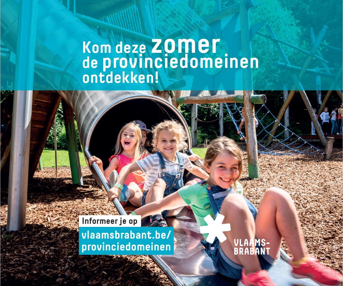 Het beeld van de zomercampagne voor de provinciedomeinen.