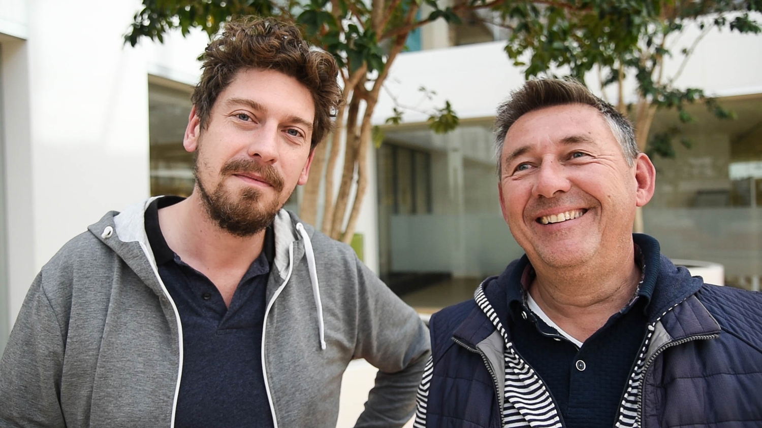 Vincent Byloo en Rudi Vranckx - (c) VRT