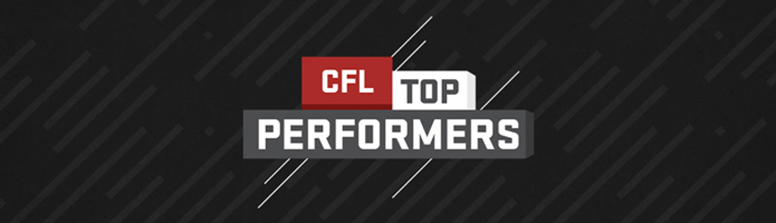 CFL TOP PERFORMERS – MARK’S LABOUR DAY WEEKEND