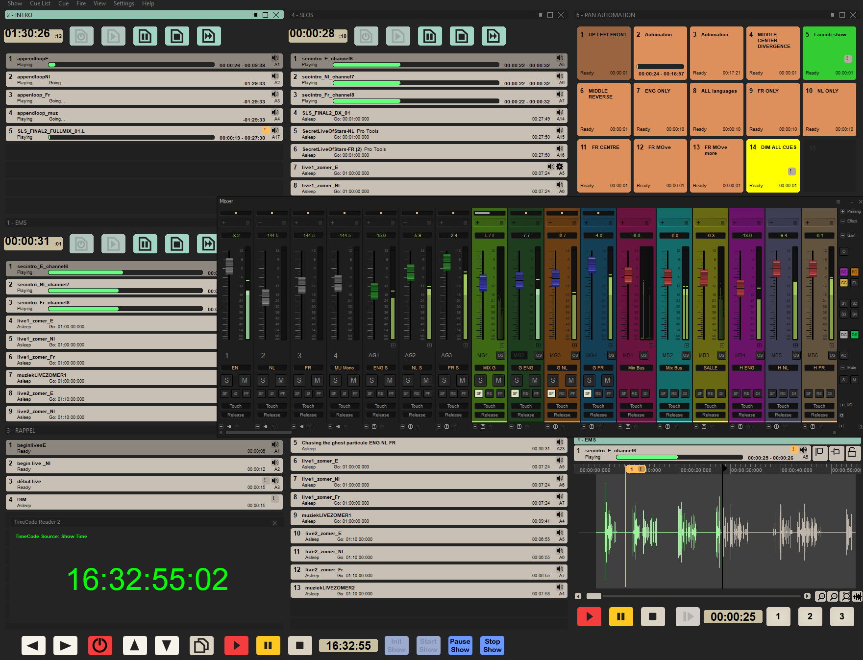 Ovation seamlessly handles professional multitrack audio formats and sample rates without the need for conversion, featuring an integrated mixer and renderer that scales up to immersive audio formats