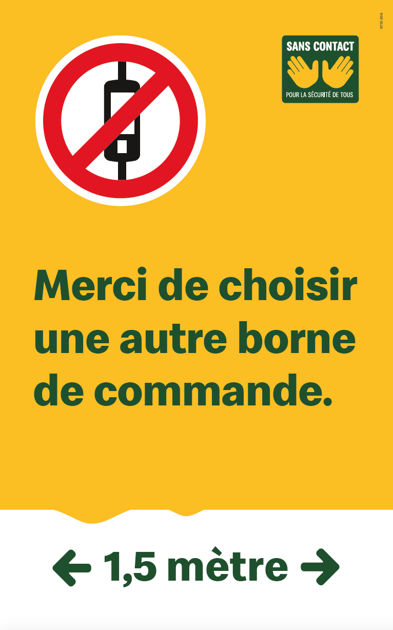 Borne de commande