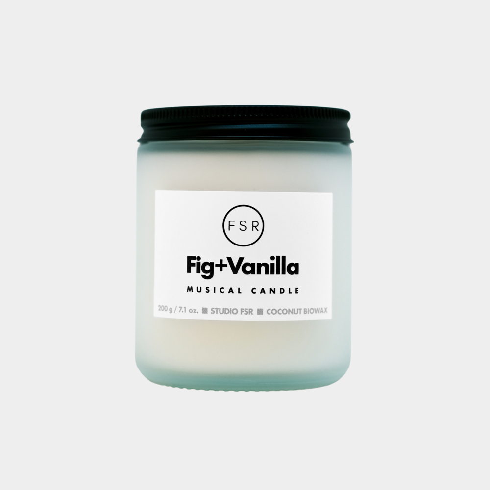 Fig+Vanilla Musical Candle by STUDIO FSR