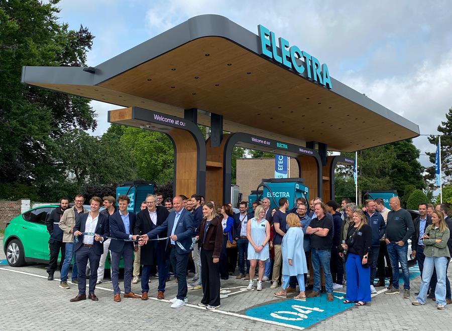 Cap franchi : le spécialiste de la recharge rapide Electra ouvre sa 100e station en Belgique