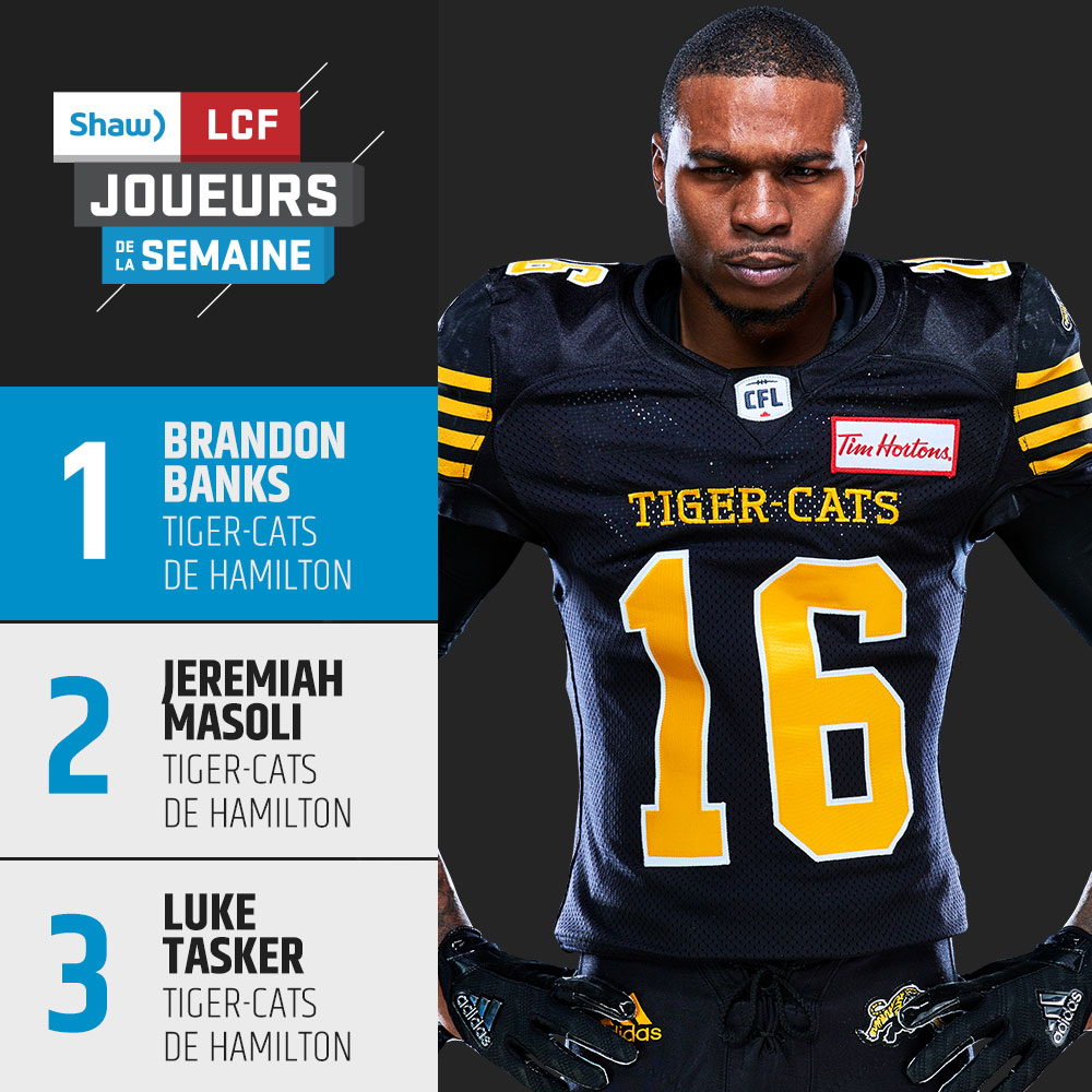 Joueurs de la semaine, présentés par Shaw – Semaine 12
