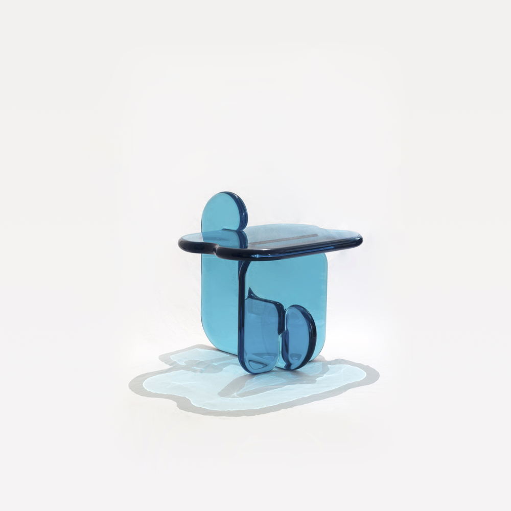 Plump Side Table, 2021 by Ian Alistair Cochran at Tuleste Factory. Image courtesy of Tuleste Factory