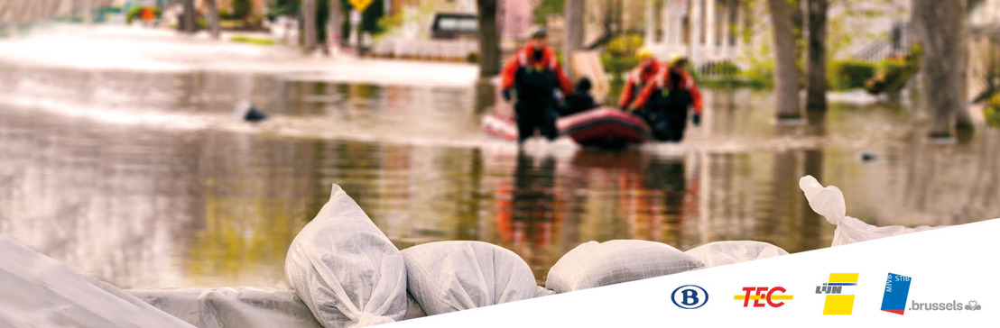 La SNCB, le TEC, De Lijn et la STIB offrent un "Libre-parcours Solidarité" aux victimes les plus touchées par les inondations