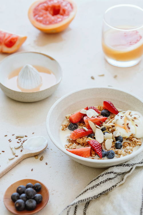 yogurt e muesli