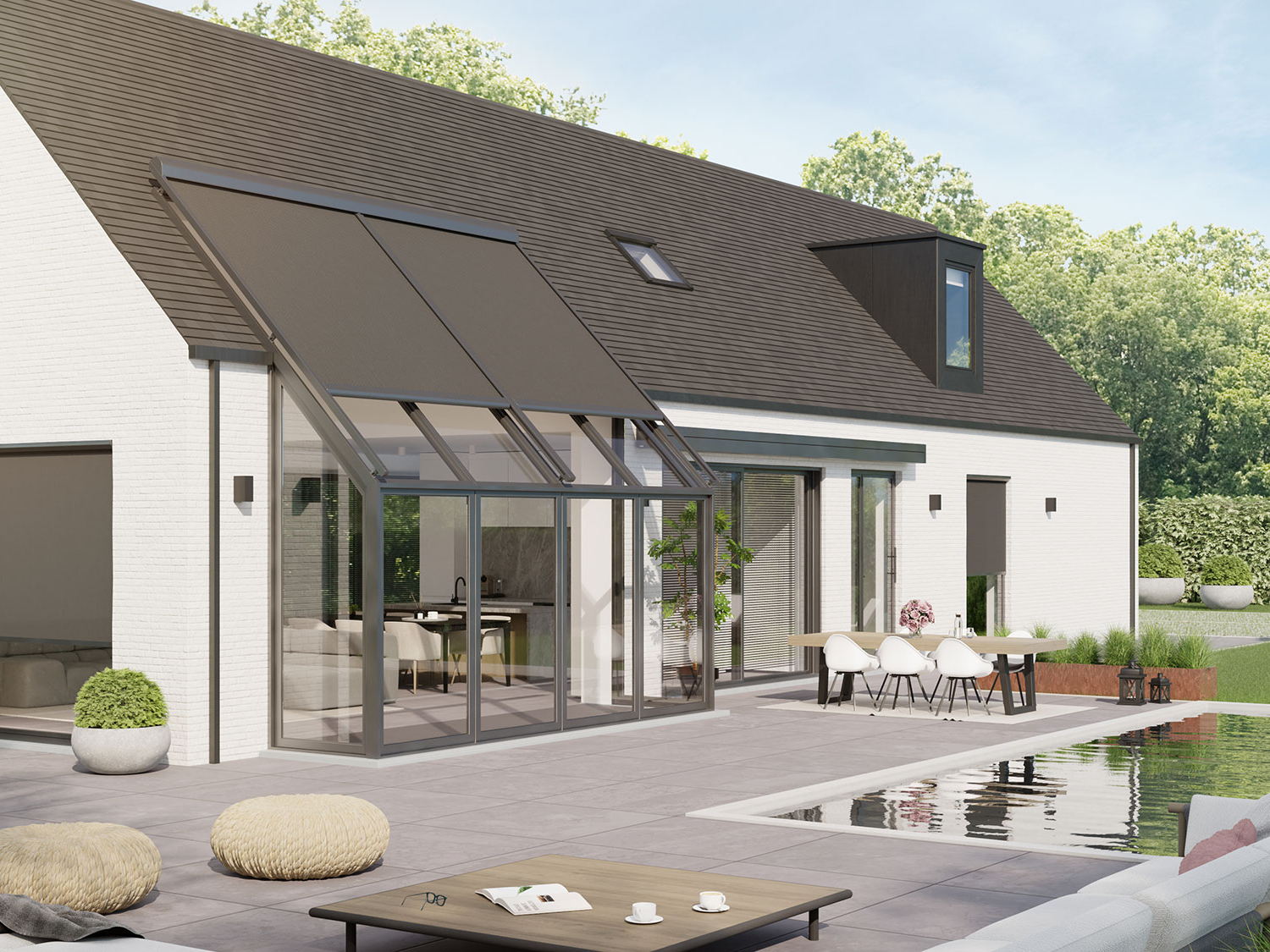 Duurzame verandazonwering krijgt strakkere look