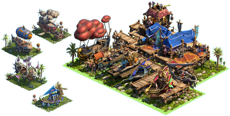 Air Traders Building Set