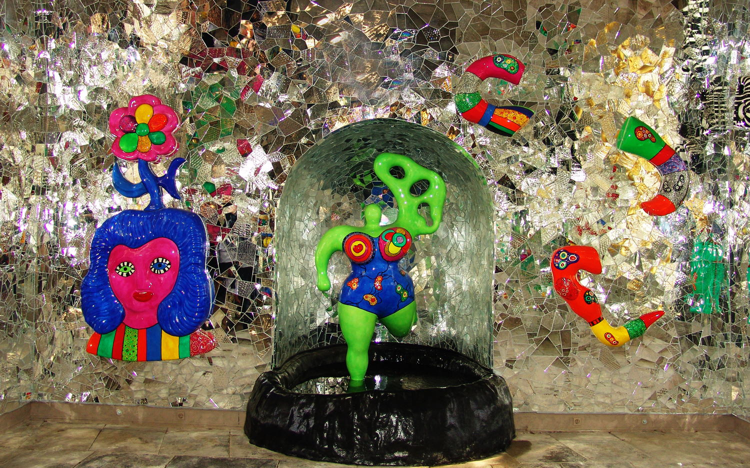 Grotto by Niki de Saint Phalle,  ©Hassan Mahramzadeh