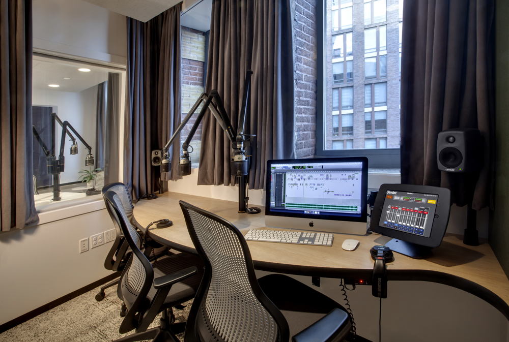 WSDG-designed Gimlet Media Studio 7 C.R. ©Cheryl Fleming Photography
