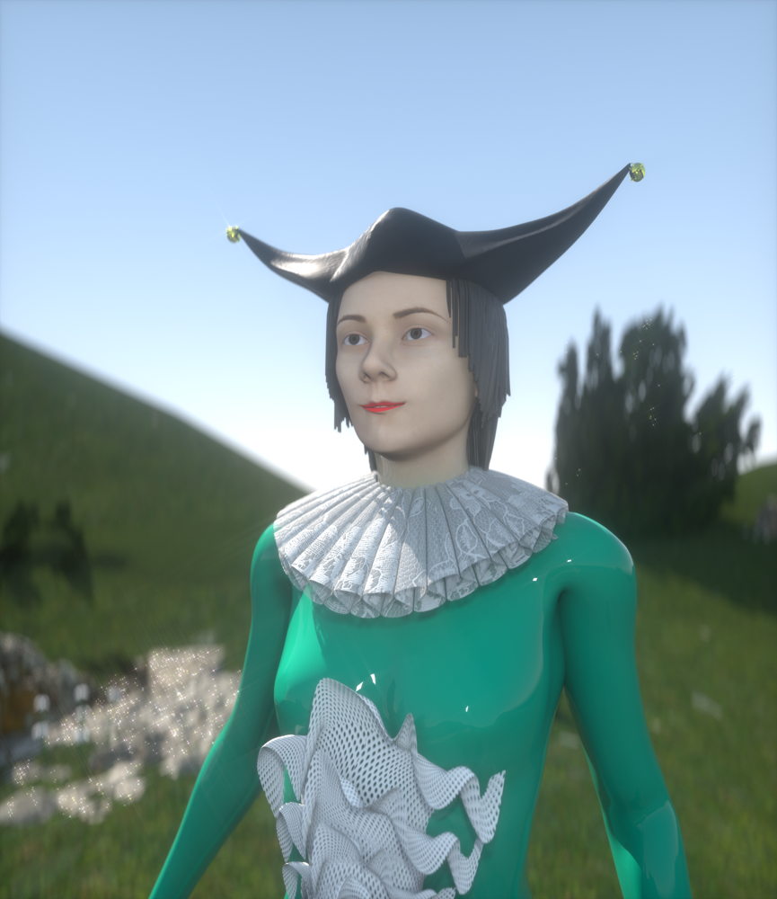 The Jester and Death, Julie Béna, film still, 2020